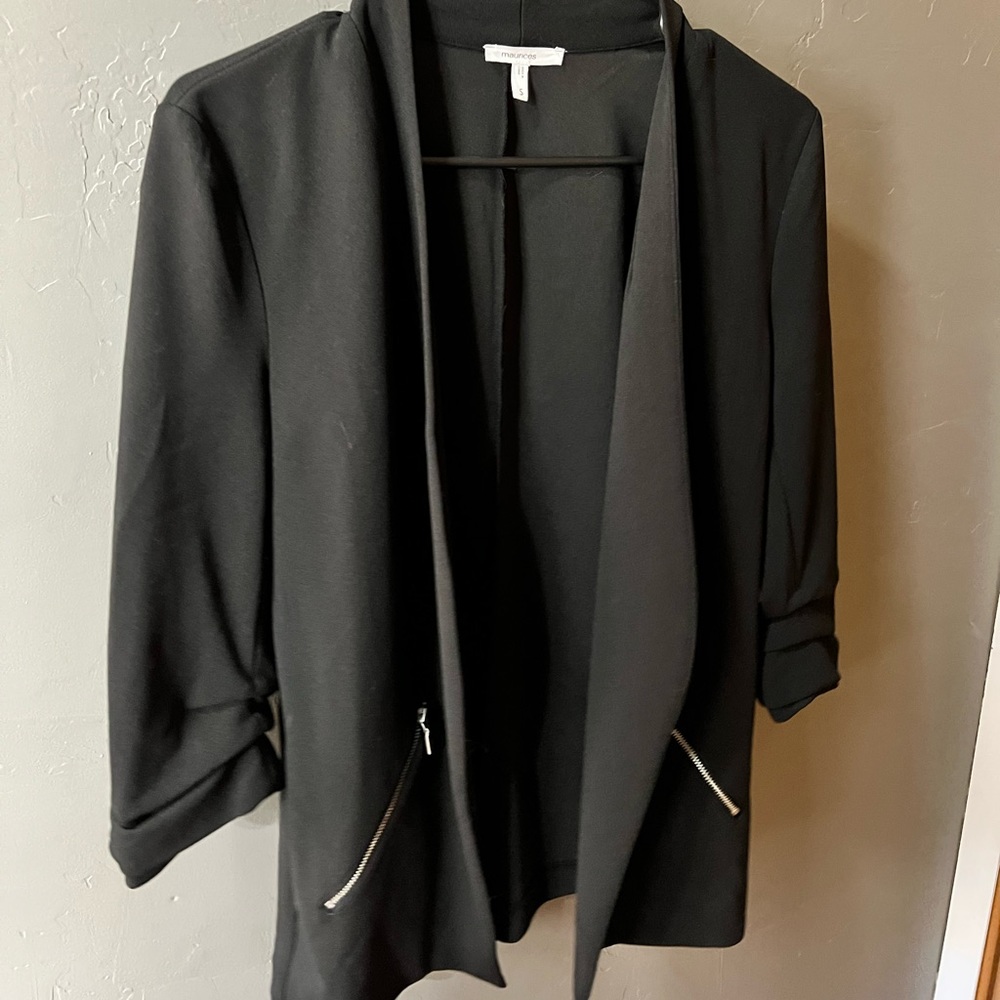 Maurice’s black blazer